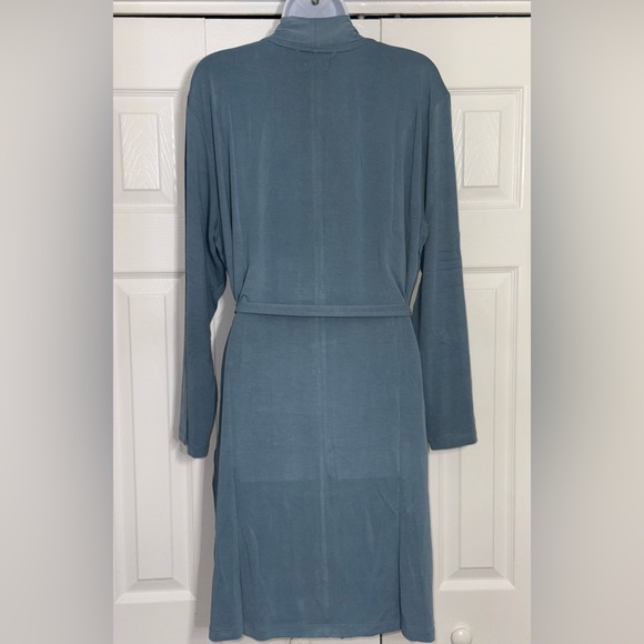 Barefoot Dreams Malibu Collection Sand-Washed Jersey Knit Women’s Midi Robe NWT - Picture 7 of 8